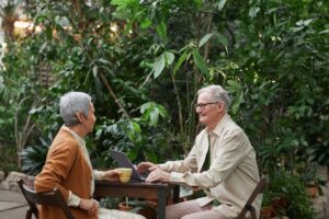 douglass runger Couple Sitting by the Table business succession planning