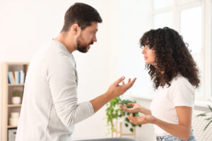 two people arguing